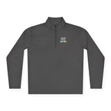 Quarter-Zip Pullover — "GMP GOD" Inspirational Zip-Up Sweatshirt