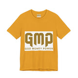 GMP "God Money Power" Graphic Tee — Inspirational Faith & Prosperity Shirt