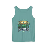 God Money Power Tank Top — Bold Faith & Hustle Graphic Tank