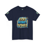 God Money Power T-Shirt — Bold Christian Faith & Prosperity Graphic Tee