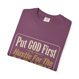 Put GOD First Hustle For The MONEY Graphic T-Shirt