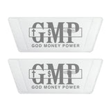 Men's 'GMP • God Money Power' Slide Sandals — Removable Strap Casual Pool Slides