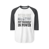 Unisex Three-Quarter Sleeve Raglan Shirt