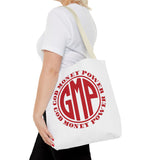 Tote — "GMP (God Money Power)" Red Logo Canvas Tote Bag