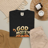 God Money Power- Halloween Pumpkin Graphic T-Shirt