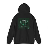 Angel Of Death Hoodie — Dark Green Guardian Graphic Pullover