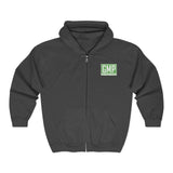GMP 'God Money Power' Zip Hoodie – Premium Black Full-Zip Sweatshirt