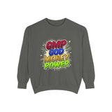 GMP God Money Power Colorblock Sweatshirt — Inspirational Faith & Hustle Crewneck