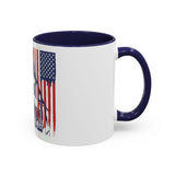 God, Money, Power Coffee Mug — Patriotic Street Art Accent Mug (11/15oz)