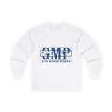 GMP 'God Money Power' Long Sleeve Tee — Faith & Prosperity Graphic Shirt