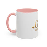 God Money Power (GMP) Accent Coffee Mug — Inspirational Religious Coffee Cup