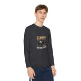 Youth Long Sleeve Tee — GMP (God Money Power) Eagle Graphic