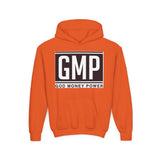 GMP Youth Hoodie — 'God Money Power' Bold Logo Pullover