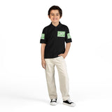 Youth Polo Shirt — GMP Green Logo Short-Sleeve Jersey
