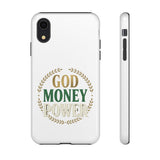 Phone Case — "God Money Power" Inspirational Religious Design