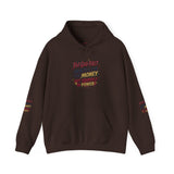 Motivational Hoodie — "Put God First: Hustle for the Money, Put Yourself in Power"
