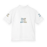 Youth Polo Shirt — "GIVE GOD" Inspirational Church Youth Uniform
