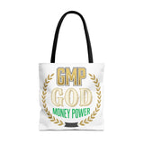 GMP GOD Money Power Tote Bag — Bold Financial Empowerment Canvas Tote