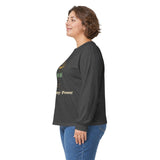 Long Sleeve Tee — "God · Money · Power" Graphic