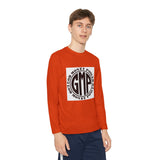 Youth Long Sleeve Tee — "GMP" Good Money Power Circular Logo