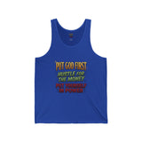 Put God First Hustle Tank — Inspirational Faith & Motivation Tank Top