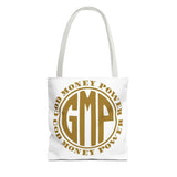 God Money Power Tote Bag — GMP Gold Logo Canvas Tote