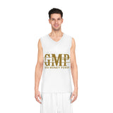 GMP Basketball Jersey — "God Money Power" Gold Logo Athletic Tank