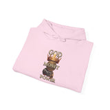 God Money Power Hoodie — Graphic Religious Statement Sweatshirt