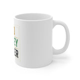 God Money Power Mug — Inspirational Faith & Prosperity Ceramic Coffee Cup (11oz)