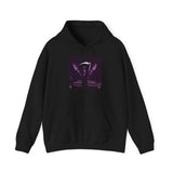 Angel Of Death Hoodie — Purple Gothic Angel Graphic Sweatshirt