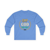 Money Power Long Sleeve Tee — “GMP GOD” Laurel Graphic