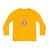 Youth Long Sleeve Tee — Gold Lion 'GMP' Athletic Team Shirt