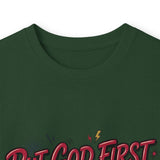Inspirational Long Sleeve Tee — “Put God First, Hustle for the Money, Put Yourself in Power”