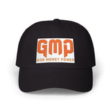 Good Money Power Embroidered Dad Cap — White Casual Baseball Hat