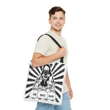 Iconic Madonna Tote Bag — 'God Money Power' Graphic All-Over Print