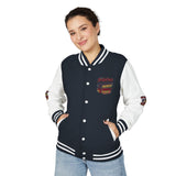 Letterman Jacket — “Put God First, Hustle for the Money” Motivational Varsity Jacket
