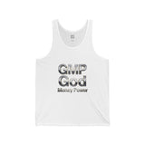 GMP God Money Power Metallic Tank Top — Graphic Motivational Sleeveless Shirt