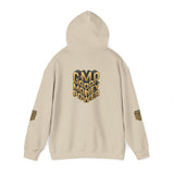 GMP "Good Money Power" Hoodie — Retro 3D Gold Logo Pullover
