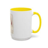 God Money Power Pyramid Accent Coffee Mug — Inspirational Wealth & Faith Ceramic Mug