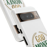 Phone Case — "God Money Power" Inspirational Religious Design
