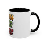Inspirational Coffee Mug — "Put God First, Hustle for the Money, Put Yourself in Power"