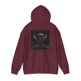 Angel Of Death Hoodie — Gothic Black & White Graphic Sweatshirt