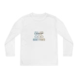 Youth Long Sleeve Tee — 'GMP GOD Money Power' Graphic