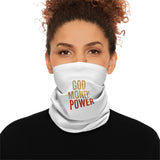 God Money Power Winter Neck Gaiter — Drawstring Face Scarf