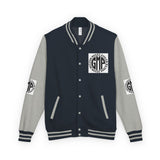 Letterman Jacket - "GMP (God Money Power)" Black & White Varsity Jacket