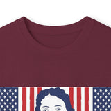 Long Sleeve Tee - Patriotic Bandana Mask Design with 'God, Money & Power' Graphic