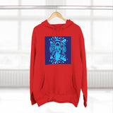 Hoodie - 'God Money Power' Graphic Fleece Pullover