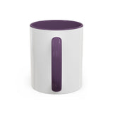 GMP God Money Power Accent Coffee Mug — Colorful Motivational Tea Cup (11/15 oz)