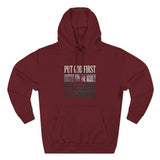 Inspirational Power Hoodie — "Put Yourself In Power" Religious Motivational Sweatshirt