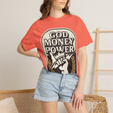 God Money Power Graphic T-Shirt